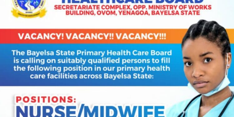 Nurse and Midwife Jobs at Bayelsa State PHC Board (Parcel Service)